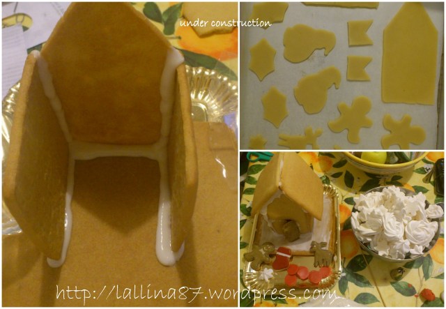 casetta decorata e biscottini