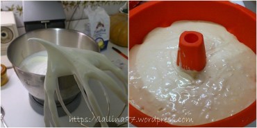 torta rosa all'arancia (solo albumi)