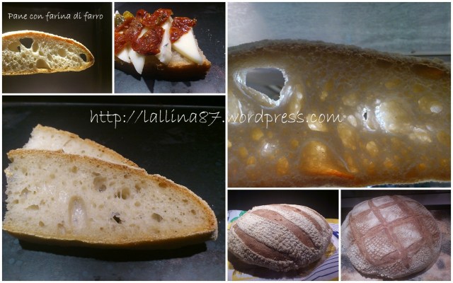 pane bianco al farro