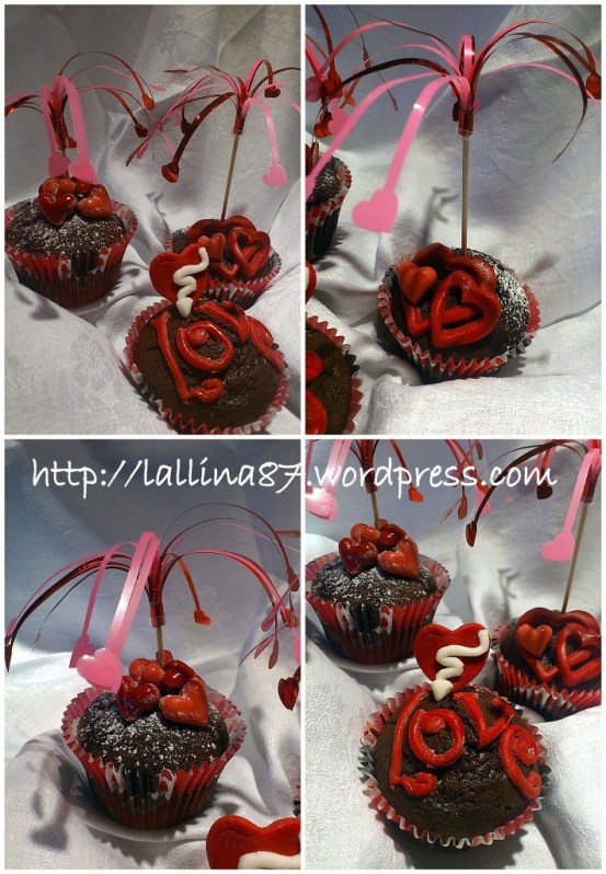 muffin cioccolato sale rosa