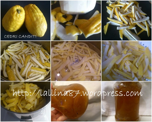 frutta candita canditi cedri