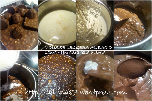 mousse leggera bacio gianduja